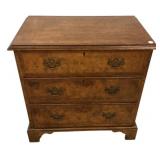Baker Furniture Georgian Three Drawer Chest 30'h.