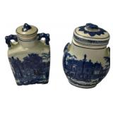 7 1/2' Victorian Ware Pottery Vases