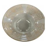 12' VTG Rose Point Glass Console Bowl
