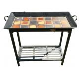 Metal Tray Outdoor Table