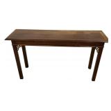 Chinese Chippendale Worn Sofa Table 28'h. 52'w