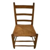 Shaker Style Side Chair with Woven Seat