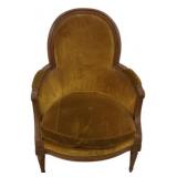 Baker Furniture Louis XVI style medallion armchair