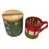Mustard Seed Container and Mug