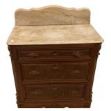 Victorian Marble Chest 36'h., 30'w, 17'd