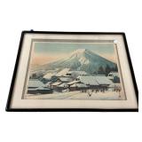 19'h., 25'w Framed print titled 'Clearing After