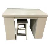 Working Table Unit with Stools 38h., 55'w., 38'd
