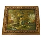 10'h., 12'w Signed Landscape Painting