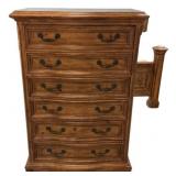 Bassett Furniture Tall Chest of Drawers 60'h., 42