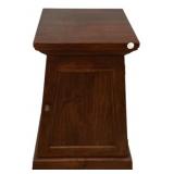 Pier 1 pyramid pedestal end table 30'h., 16'w