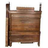 55' Victorian Style High Back Bed