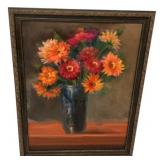 21'h., 16'w Painting of Flower Still life