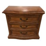 Pair of Bassett Furniture Three Drawer Nightstands