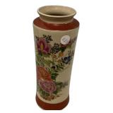 Japan Satsuma Style with Floral Motif 12' Vase