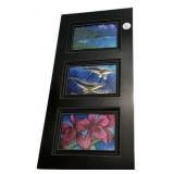 Framed Maui Painting by B Allen 20'h., 10'w