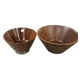Walnut Bowl Billings Missouri and Mahogany Bowl