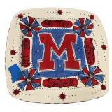 14' Joy McAlister Ceramic Ole Miss Platter