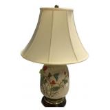 Modern Crackle Ceramic Vase Lamp 27'h