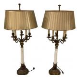 Pair of Stiffel Table Lamps 34'h