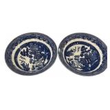 Two Johnson Brothers Willow 8' Bowls