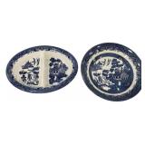 Churchil Willow Divided Dish and Bowl 9'