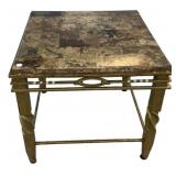 Italian Style Side Lamp Table 25'h., 28'w