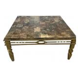 Italian Style Square Coffee Table 18'h., 39'w