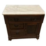 Victorian Style Marble Washstand 30'h., 30'w