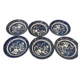6 Churchill England Willow Bowls 8'dia