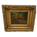 16'h., 17'w Antique Landscape Painting