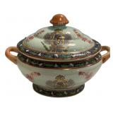 China Hand Painted Tureen 14'w