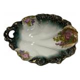 Porcelain Hand Painted German Bowl 12'w