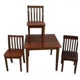 Child's Table and 3 Chairs