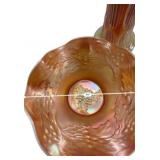 Marigold Carnival Glass 3-Piece Set
