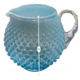 Fenton Blue Opalescent Hobnail Set
