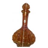 Marigold Carnival Glass Decanter