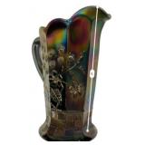 Carnival Glass Raspberry Pitcher