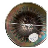 Carnival Glass Pedestal Compote