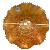Marigold Carnival Glass Lot of 3 Pcs