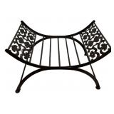 Iron firewood rack