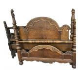 Oak Mini Post Bed