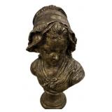 Pottery Bust of Child 19'