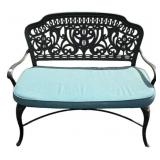 Tuscany Garden Bench cast aluminum frame
