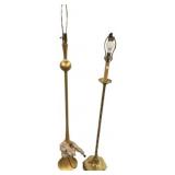 Brass and Gold Tone Floor Lamps