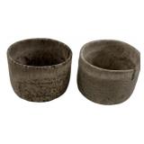 Two McCarty Nutmeg Cups 3'