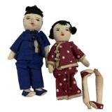 1950s Japanese Dolls 8'