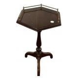 Cherry Pressed Wood Accent Table 22'h., 14'w