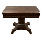 Empire Mahogany Game Table 28'h., 34'w