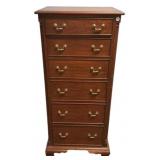 Henkel Harris Black Cherry Lingerie Chest 54'h.,