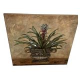 Wall Panel Print of a Pineapple Flower
